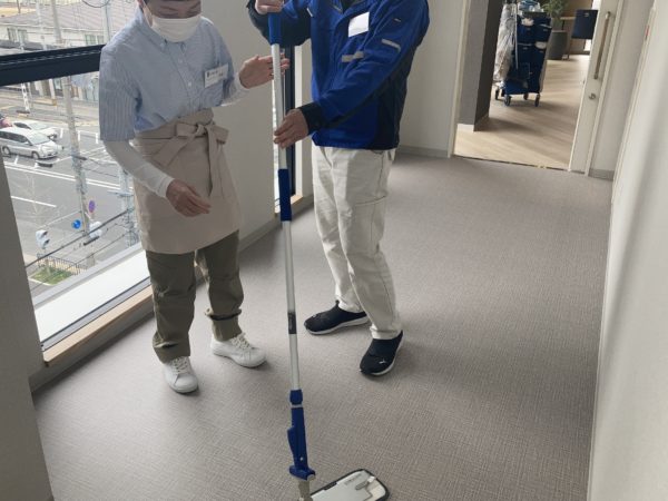 日常清掃スタッフへの研修