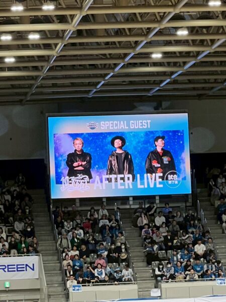 京都ハンナリーズホーム最終節で多くの来場者が集まる島津アリーナ京都